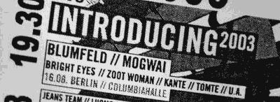 Mogwai Introducing 2003 Berlin Columbiahalle