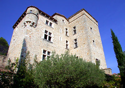 Die Burg in S&uuml;dfrankreich.